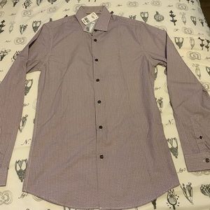 Brand new men’s patterned casual shirt
